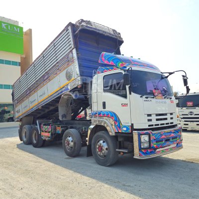 **ใช้เงินออกรถ 200000** สิบสองล้อดั้มพ์ ISUZU FYH 360 แรง ปี 2555