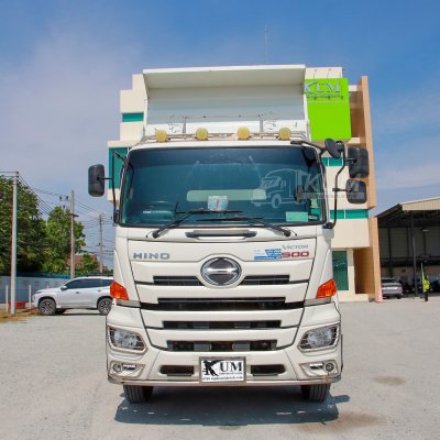 สิบล้อดั้มพ์ HINO FM1A 344 แรง ปี 65 + หางดั้มพ์ สามเพลา อู่เดอะฟินิกซ์ ปี 65