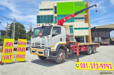 สิบล้อเครน ISUZU FVM 240 แรงม้า ปี 56 เครน UNIC 5 ตัน 5 ปลอก ‼สภาพดี Sาคาโคตรถูก