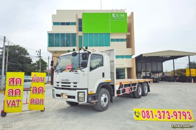 สิบล้อพื้นเรียบ ISUZU FVM 240 แรงม้า ปี 55