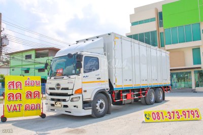 สิบล้อตู้สิบบาน HINO FL8J 260 แรง ปี 2561
