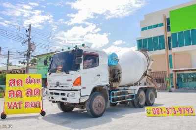 สิบล้อโม่ปูน HINO FM1A 330 แรง ปี 2555