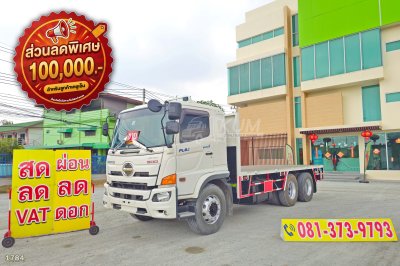 สิบล้อพื้นเรียบ HINO FL8J 260 แรง ปี 2560