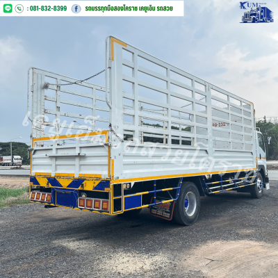 FTR240 หน้าตึกสวยๆสภาพดี Isuzu FTR 240 ปี57 กระบะคอกสูง
