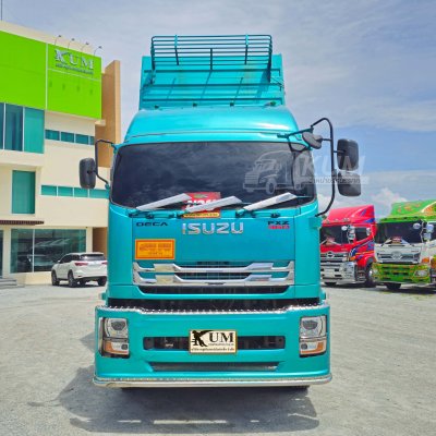 สีสวยมาก ดั๊มพ์เกษตร ISUZU FXZ 360 แรงม้า ปี 66