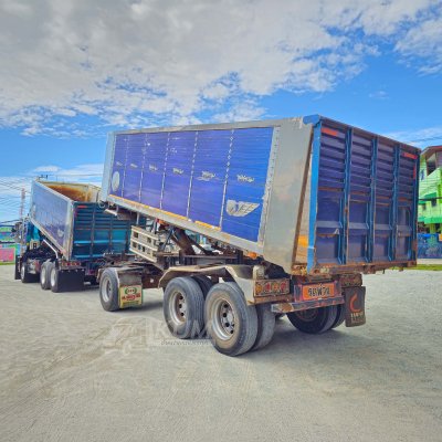 สิบล้อดั้มพ์เกษตร ISUZU FXZ 360 แรงม้า ปี 66 + หางดั๊มพ์ สามเพลา อู่ส.สมบัติ ปี 66