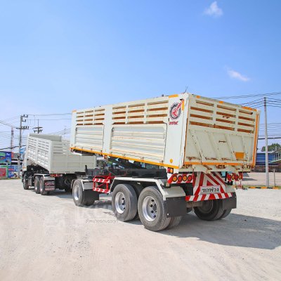 สิบล้อดั้มพ์ HINO VICTOR 500 344 แรงม้า ปี 65+หางดั้มพ์ สามเพลา อู่เดอะฟีนิกซ์ ปี 65