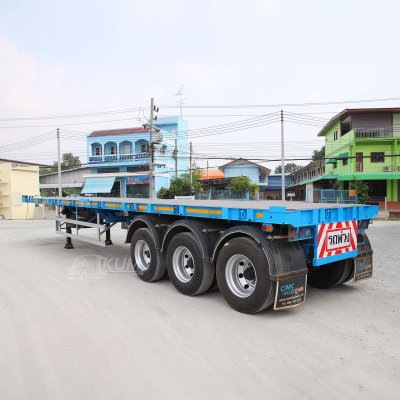 หางพื้นเรียบ สามเพลา อู่ CIMC ปี 64