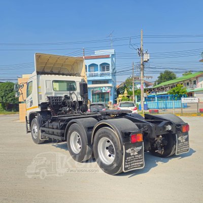 สิบล้อหัวลาก HINO FM 344 แรง ปี 56 ราคาเบาๆ ซื้อไปใช้งานต่อได้ยาวๆ