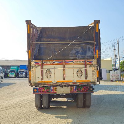 สิบล้อดั้มพ์ FXZ 360 แรง ปี 2554 + หางดั้มพ์ สามเพลา อู่ ส.สมบัติ ปี 2557