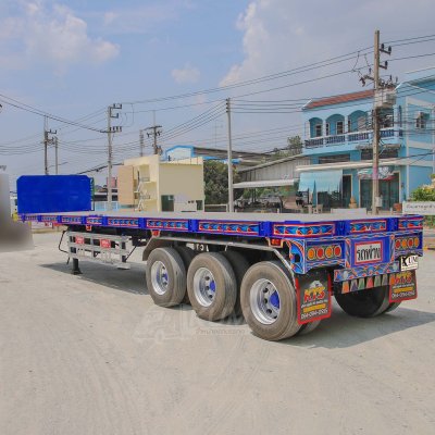 หางพื้นเรียบ สามเพลา อู่ CTT ปี 2565