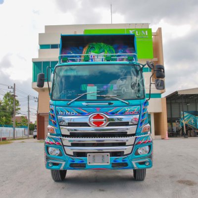 สิบล้อดั้มพ์ HINO FM1A 344 แรง ปี 2567 + หางดั้มพ์ สามเพลา อู่แม็กเทรลเลอร์ ปี 2567