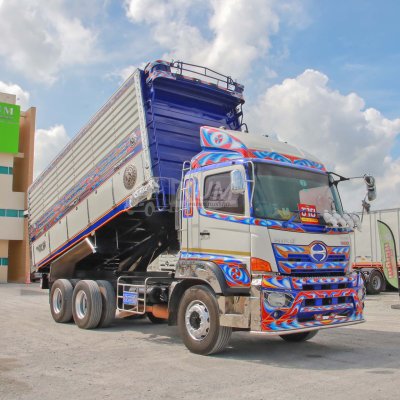 สิบล้อดั้มพ์ HINO FM1A 344 แรง ปี 2561