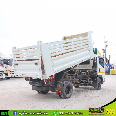 หกล้อดั้มพ์ ISUZU FRR 190 แรงม้า ปี 65 ไมล์น้อย