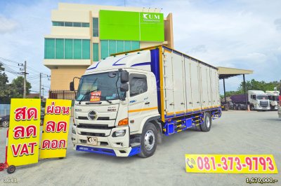 หกล้อตู้สิบบาน HINO FG 240 แรงม้า ปี 64 ไมล์น้อย