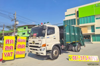 หกล้อบรรทุกขยะ HINO FG8J 240 แรง ปี 2566