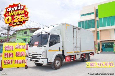 ‼️ดอกเบี้ยพิเศษ 25 สตางค์ต่อเดือน‼️หกล้อตู้สามบาน ISUZU FRR 190 แรง ปี 2562