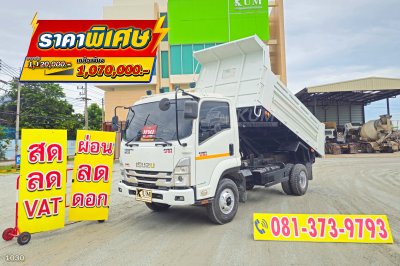 โปรเด็ดลด 70,000 หกล้อดั้มพ์ ISUZU FRR 210 แรงม้า ปี 65 คันนี้ไมล์น้อย ยางใหม่