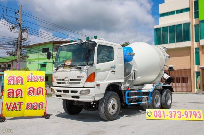 สิบล้อโม่ปูน HINO FM1A 330 แรง ปี 2555
