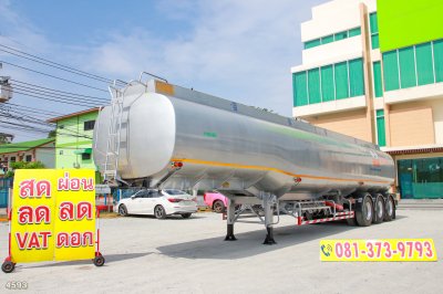 หางพ่วงน้ำมัน สามเพลา อู่บันเทิงรุ่งเรือง ปี 2558