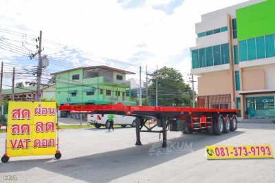 หางพื้นเรียบ สามเพลา อู่อุ่นหมั่นกิจทรัค ปี 2564