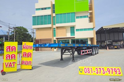 หางพื้นเรียบ สามเพลา ปี 64 อู่SCP