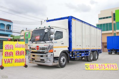 สิบล้อตู้สิบบาน HINO FL8J 260 แรง ปี 2565