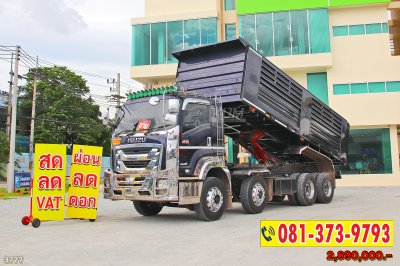 สิบสองล้อดั้มพ์ ISUZU FXZ 360 แรงม้า ปี 65
