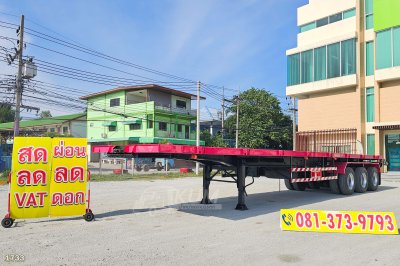 หางพื้นเรียบ สามเพลา อู่มีโชครุ่งเรืองกิจ ปี 2559