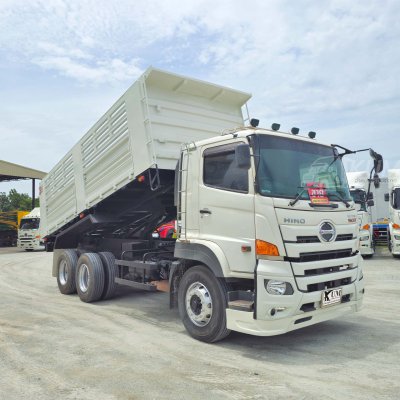 HINO FM1A 344 แรงม้า ปี 66 กระบะสามมิตรแท้