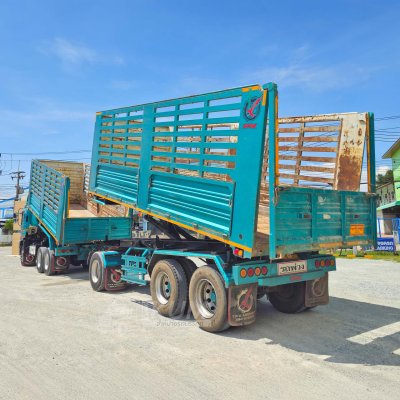 ดั๊มพ์เกษตร ISUZU FXZ 360 แรงม้า ปี 66 + หางดั้มพ์ สามเพลา อู่เดอะฟินิกซ์ ปี 66