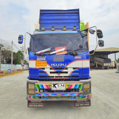 สิบสองล้อดั้มพ์ ISUZU FYH 360 แรง ปี 2556 + หางดั้มพ์ สามเพลา อู่ส.สมบัติ ปี 2556
