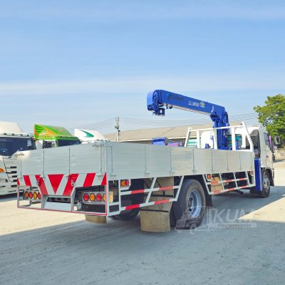 หกล้อเครน HINO FG 212 แรง เครน ธานาโน่ 8 ตัน 3 ปลอก ปี 2556