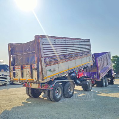 สิบล้อดั้มพ์ FXZ 360 แรง ปี 2554 + หางดั้มพ์ สามเพลา อู่ ส.สมบัติ ปี 2557