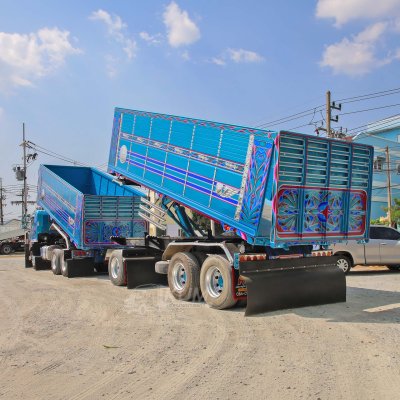 ใช้เงินออกรถ 350,000 บาท สิบล้อดั้มพ์ HINO FM2P 380 แรง ปี 2564 + หางดั้มพ์ สามเพลา อู่พงศ์ไพบูลย์ ปี 64