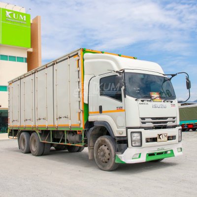 ‼️ดอกเบี้ยพิเศษ 25 สตางค์ต่อเดือน‼️สิบล้อตู้สิบบาน ISUZU FVM 240 แรง ปี 2565