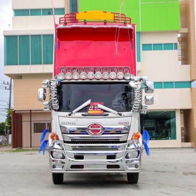 สิบล้อดั้มพ์ HINO FM1A 344 แรง ปี 2563 + หางดั้ม 3เพลา อูุ่มุ่งเจริญ ปี 2563