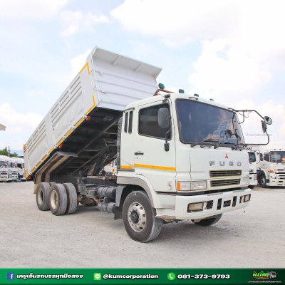สิบล้อดั้มพ์ FUSO FV 380 แรงม้า ปี 55 กระบะสามมิตร ราคาถูกมาก