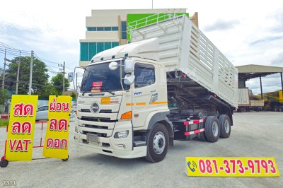 สิบล้อดั๊มพ์ HINO VICTOR 500 344 แรงม้า ปี 66