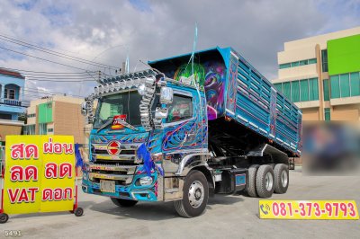 สิบล้อดั้มพ์ HINO FM1A 344 แรง ปี 2567