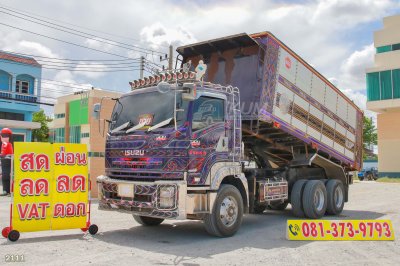สิบล้อดั้มพ์ ISUZU FXZ 360 ปี 59 จด 66