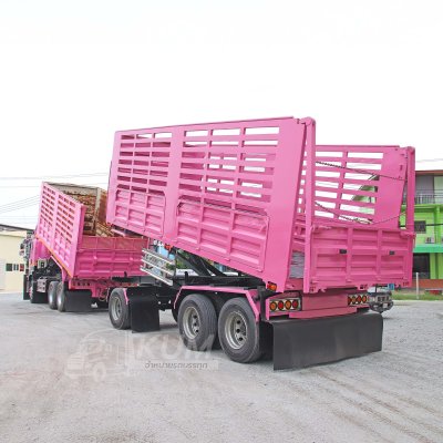 พ่วงแม่ลูกหวานฉ่ำ ISUZU FXZ 360 แรงม้า ปี 66 + หางดั้มพ์ สามเพลา ปี 65