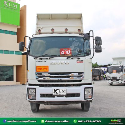 สิบล้อดั้มพ์ ISUZU FXZ 360 แรงม้า ปี 66 รถปีใหม่ กระบะสามมิตร