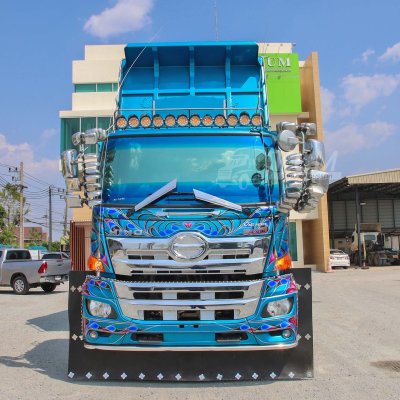 ใช้เงินออกรถ 350,000 บาท สิบล้อดั้มพ์ HINO FM2P 380 แรง ปี 2564 + หางดั้มพ์ สามเพลา อู่พงศ์ไพบูลย์ ปี 64