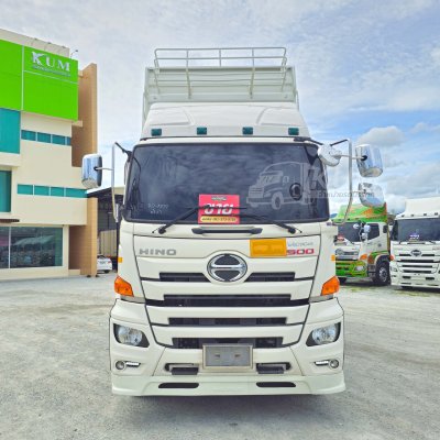 สิบล้อดั๊มพ์ HINO VICTOR 500 344 แรงม้า ปี 66