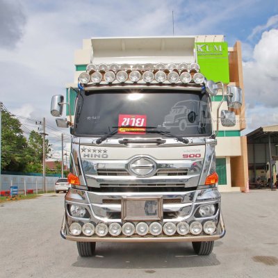 สิบล้อดั้มพ์ HINO FM1A 344 แรง ปี 2566  + หางดั้มพ์ สามเพลา อู่แม็กเทรลเลอร์ ปี 2565