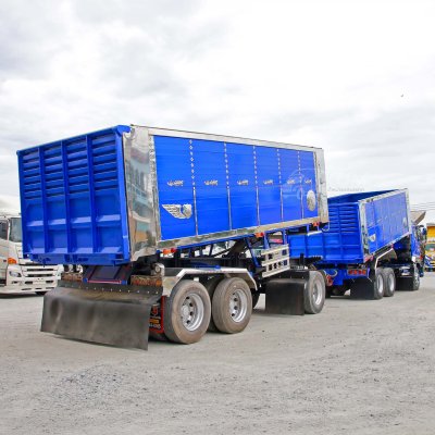 สิบล้อดั้มพ์ HINO FM2P 380 แรง ปี 2565 + หางดั้มพ์ อู่ ส.สมบัติ ปี 2566