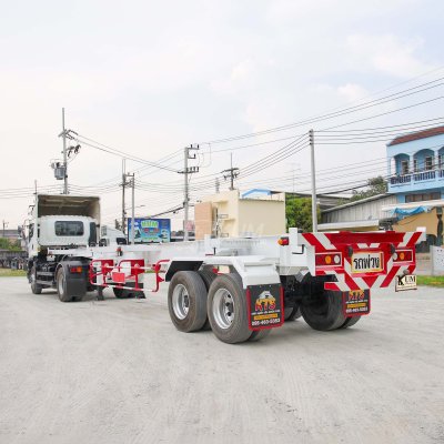 หกล้อหัวลาก ISUZU FTR 240 แรง ปี 2565 + หางก้าง สองเพลา ช.โชคเจริญ ปี 2561