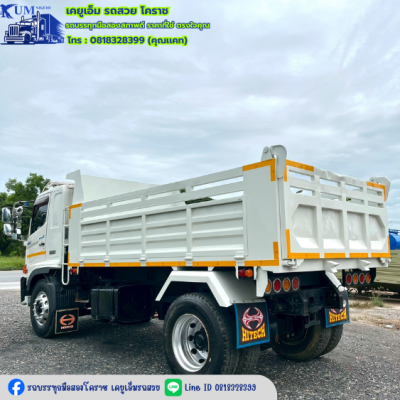 หกล้อดั้มพ์ HINO 260 เเรง รถปี 60