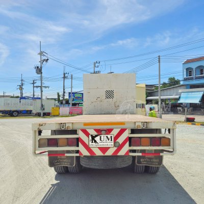 สิบล้อเครนพื้นเรียบ ISUZU FVM 240 แรงม้า ปี 56 เครน UNIC 5 ตัน 5 ปลอก